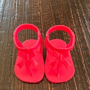 Baby Alive Pink Sandals With Bow Replacement Doll Shoes